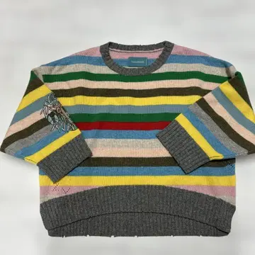 컨디션 최상 ZADIG & VOLTAIRE 스트라이프 니트 스웨터