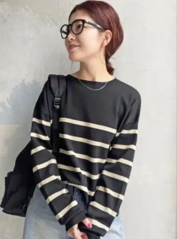 스픽 앤 스팬 워셔블 루즈 크루넥 풀오버