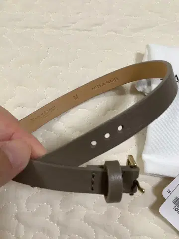 [ NOBLE ] MAISON BOINET 벨트 팔찌 베이지