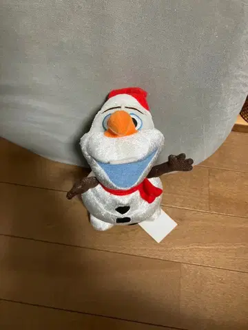 [ 미사용 ] 안나와 눈의 여왕 올라프 크리스마스 봉제 인형 18cm