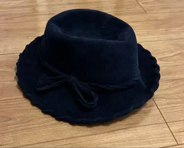 CHIDOYA 네이비 울 펠트 햇