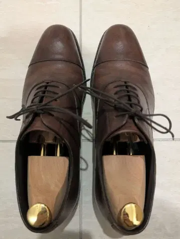 REGAL 브라운 가죽 드레스 슈즈