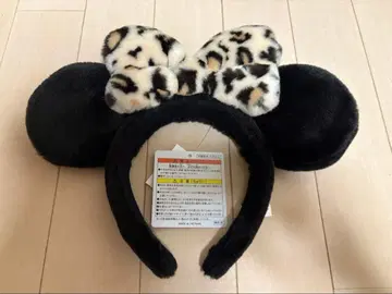 [ 도쿄 디즈니 리조트 ] 레오파드 무늬 머리띠 브라운