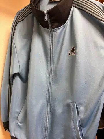 [ Kappa ] 라이트 블루 트랙 자켓 저지