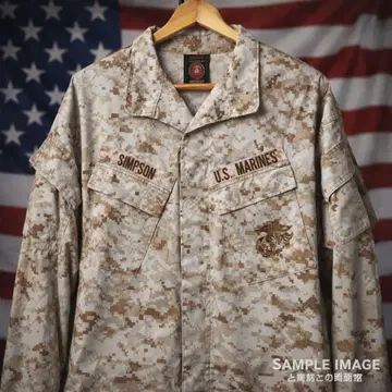 미군 실물 USMC 데저트 디지털 컴뱃 자켓 M-L