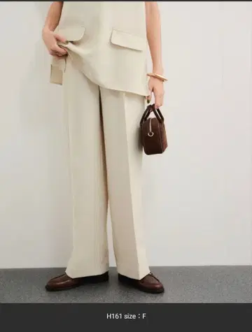 미사용 새상품 우아한 조젯 이지 팬츠