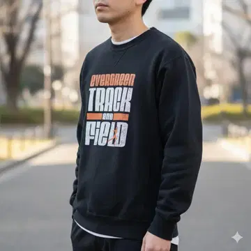 러셀 애슬레틱 맨투맨 트레이닝복 빅 프린트 아메카지 긴팔 M