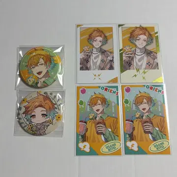 니지산지 우사미 리토 2주년 외출 Oriens 캔뱃지 폴라로이드