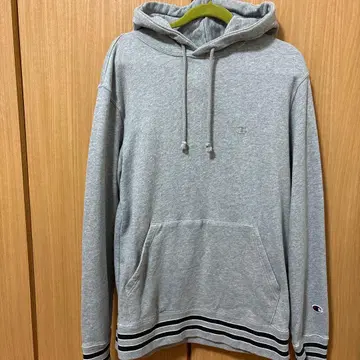 Champion 그레이 후드티 L