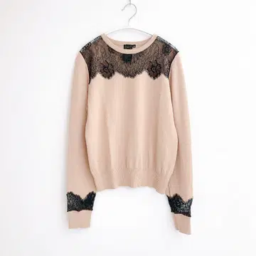 [ sov. ] 소브 레이스 니트 깔끔한 달실 12/16까지