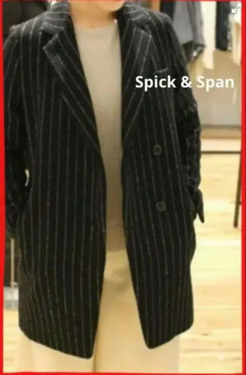 정가 41040엔 일본제 스픽 앤 스팬 체스터 코트 울