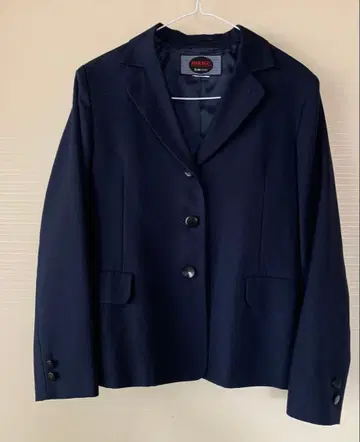 네이비 싱글 자켓 블레이저