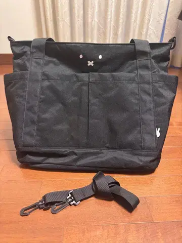 미피 블랙 토트백