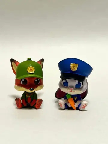 주토피아 팝마트 피규어 2체 세트