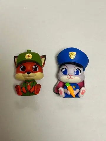 주토피아 팝마트 피규어 2체 세트