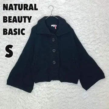 내추럴 뷰티 베이직 (S) 니트 가디건 모 100%