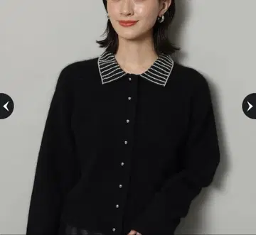 새상품 카라 비쥬 가디건 Arpege story