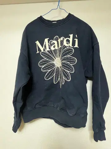 Mardi 플라워 프린트 트레이닝복 네이비