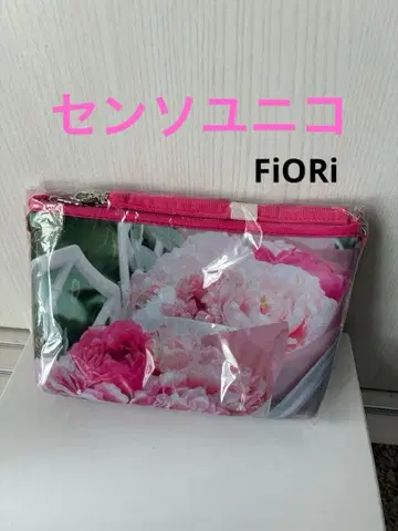 센소유니코 FIORI 꽃무늬 파우치 핑크