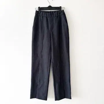 qualite 칼리테 / 허리밴딩 스트레이트 팬츠 34 그레이