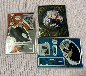 주술회전 이타도리 유우지 고죠 사토루 디오라마 피규어 생일 캔뱃지