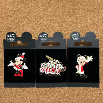 디즈니 크리스마스 디즈니 스토어 핀 배지 산타 산타클로스