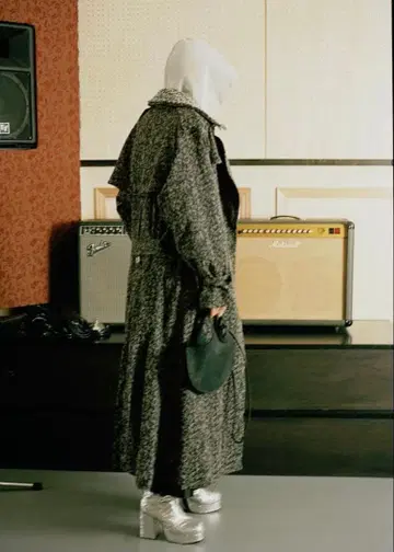 SUGARHILL 23AW URETHANE JACQUARD COAT