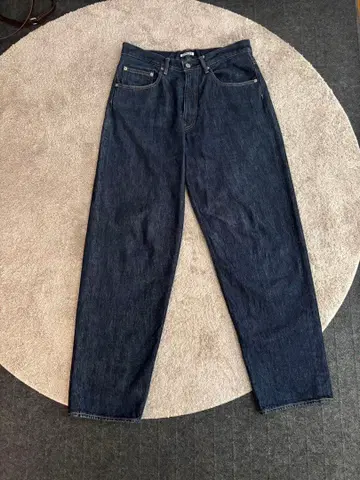 AURALEE HARD TWIST DENIM WIDE PANTS 32