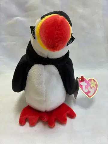 TY 비니 베이비즈 BEANIE BABIES PUFFER 새 봉제 인형