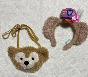 디즈니 더피 코인 파우치 & 셰리 메이 머리띠