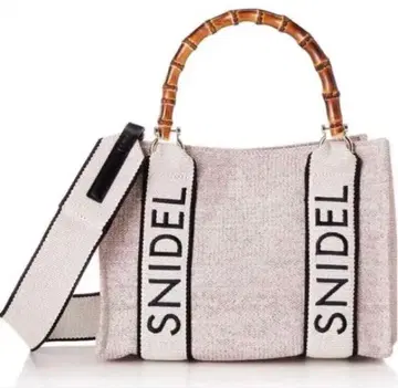 snidel 뱀부 로고백 핑크