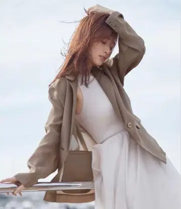 SNIDEL 시어 테일러드 자켓