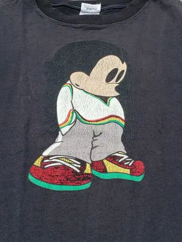 라스타 미키 Mickey anvil 아메카지 페이드 데미지 구제 의류