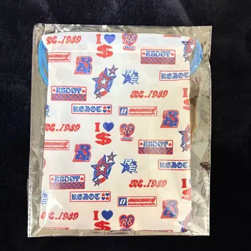 RE. 나카 리이사 미미짱 해피 복권 컬러풀 로고 파우치 복조리 미사용