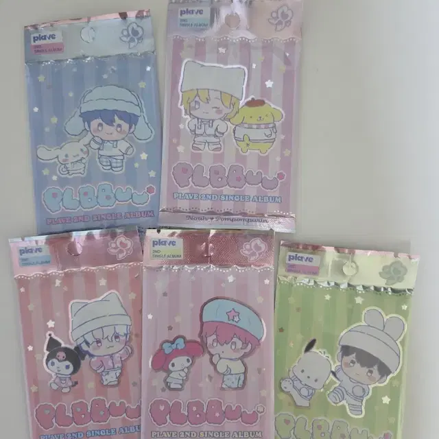 플레이브 플쁘 포카 앨범 5개 일괄 미개봉