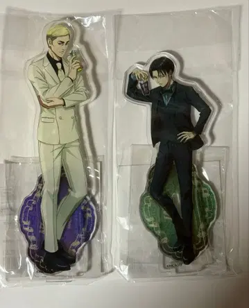 진격의 거인 리바이 엘빈 HUB 아크릴 스탠드 미개봉 새상품