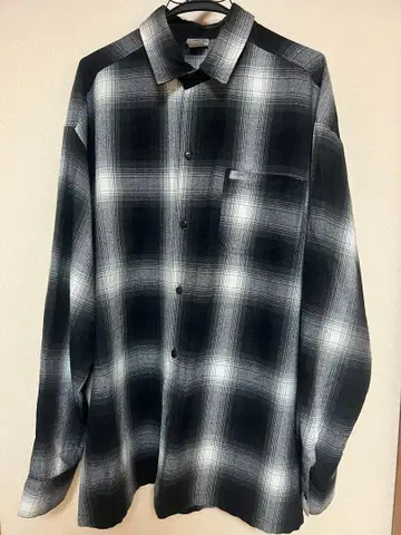 [ CALTOP ] USA제 옴브레 체크 셔츠 칼탑 섀도우 체크