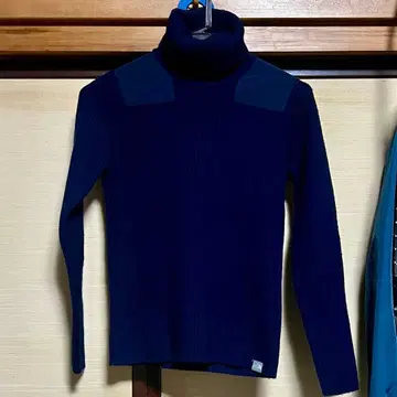 THE NORTHFACE 니트 터틀 스웨터 여성용 S 네이비