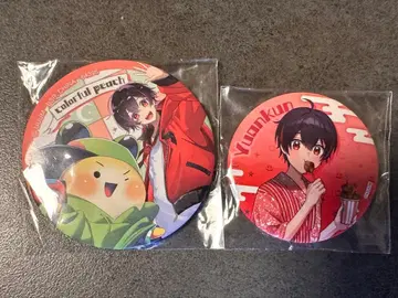 컬러풀 피치 유안군 캔뱃지 극락탕 유안군 시바 일괄 캔뱃지 복권