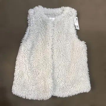 grove 퍼 베스트 M 사이즈 화이트