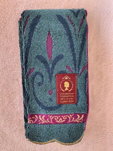 디즈니 리조트 엘사 페이스 타월 안나