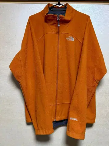 THE NORTH FACE WINDWALL 플리스 자켓 오렌지