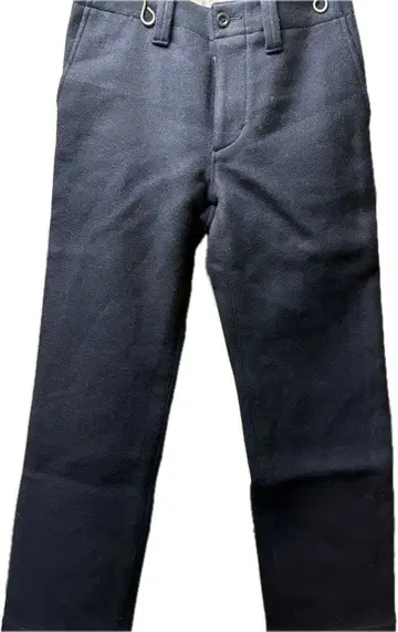 MHL 블랙 울 혼방 팬츠