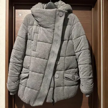 HEAVEN AND EARTH 퀼팅 자켓 그레이