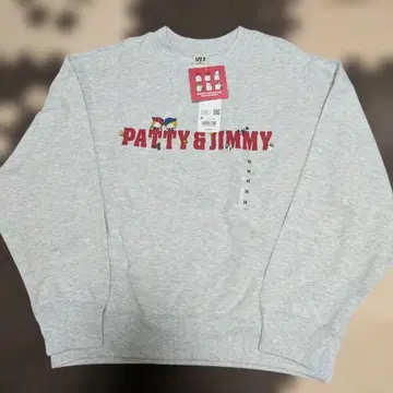 새상품 UNIQLO PATYY & JIMMY 맨투맨 M 그레이