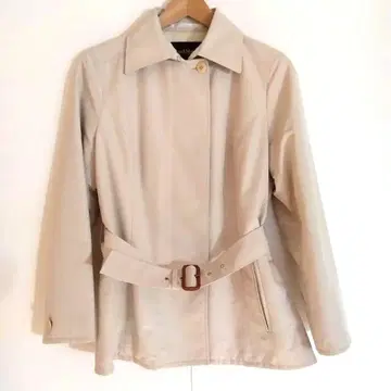 Paul Stuart 베이지 테일러드 자켓 허리 벨트 포함 M