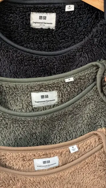 UNIQLO 엔지니어드 가먼츠 플리스 풀오버 M
