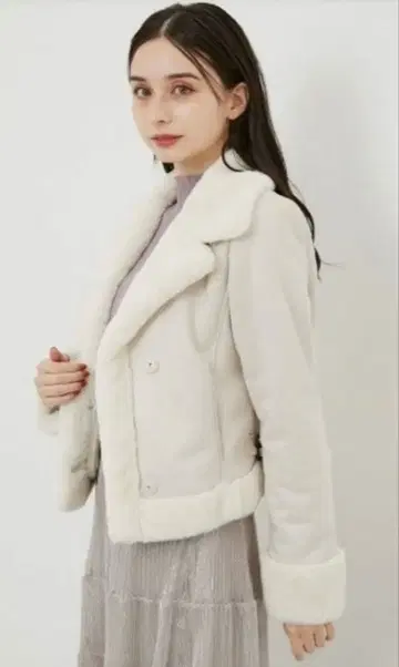 rienda 퍼 무스탕 자켓 코트