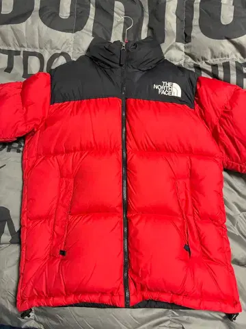 THE NORTH FACE 다운 자켓 M 레드/블랙