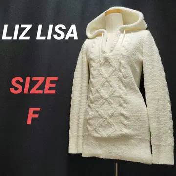 LIZ LISA 리즈리사 룸웨어 후드티 홈웨어 여성용 F 화이트